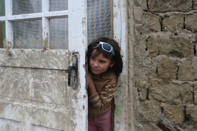 Gypsy girl, Romania 